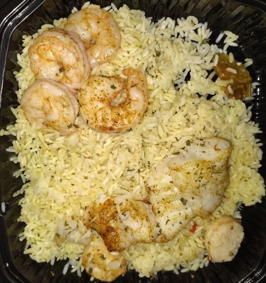 Broiled Seafood Combo.