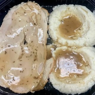 Open Faced Turkey Dinner