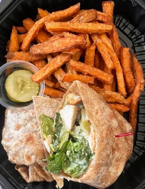 Chicken Caesar Wrap.