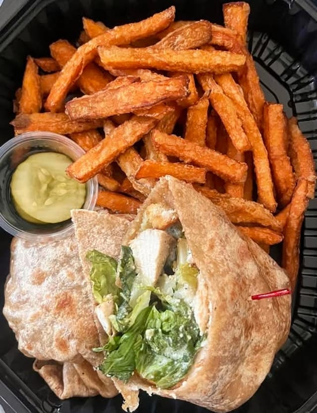 Chicken Caesar Wrap.