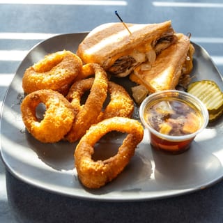 Prime Rib French Dip Panini