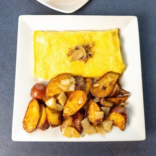 Mushroom & Cheese Omelette